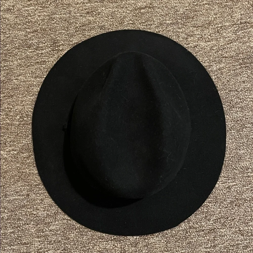 J. Crew Black Wool Hat. Size M/L - Picture 6 of 10